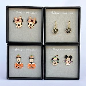 Ultimate Set of Disney x Baublebar Halloween Pumpkin / Fall / Witch Earrings!